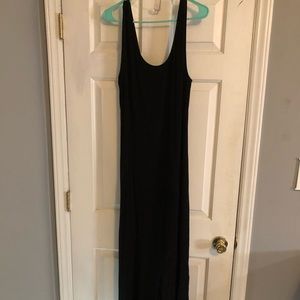 LONG black maxi dress